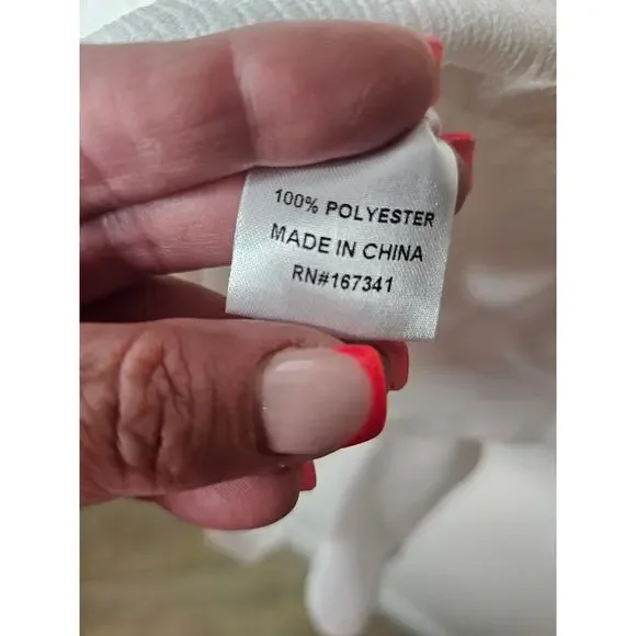 NWT Hello Molly White Cut Out Dress Bride/ Shower/ Bachelorette Size  6 - Picture 13 of 16